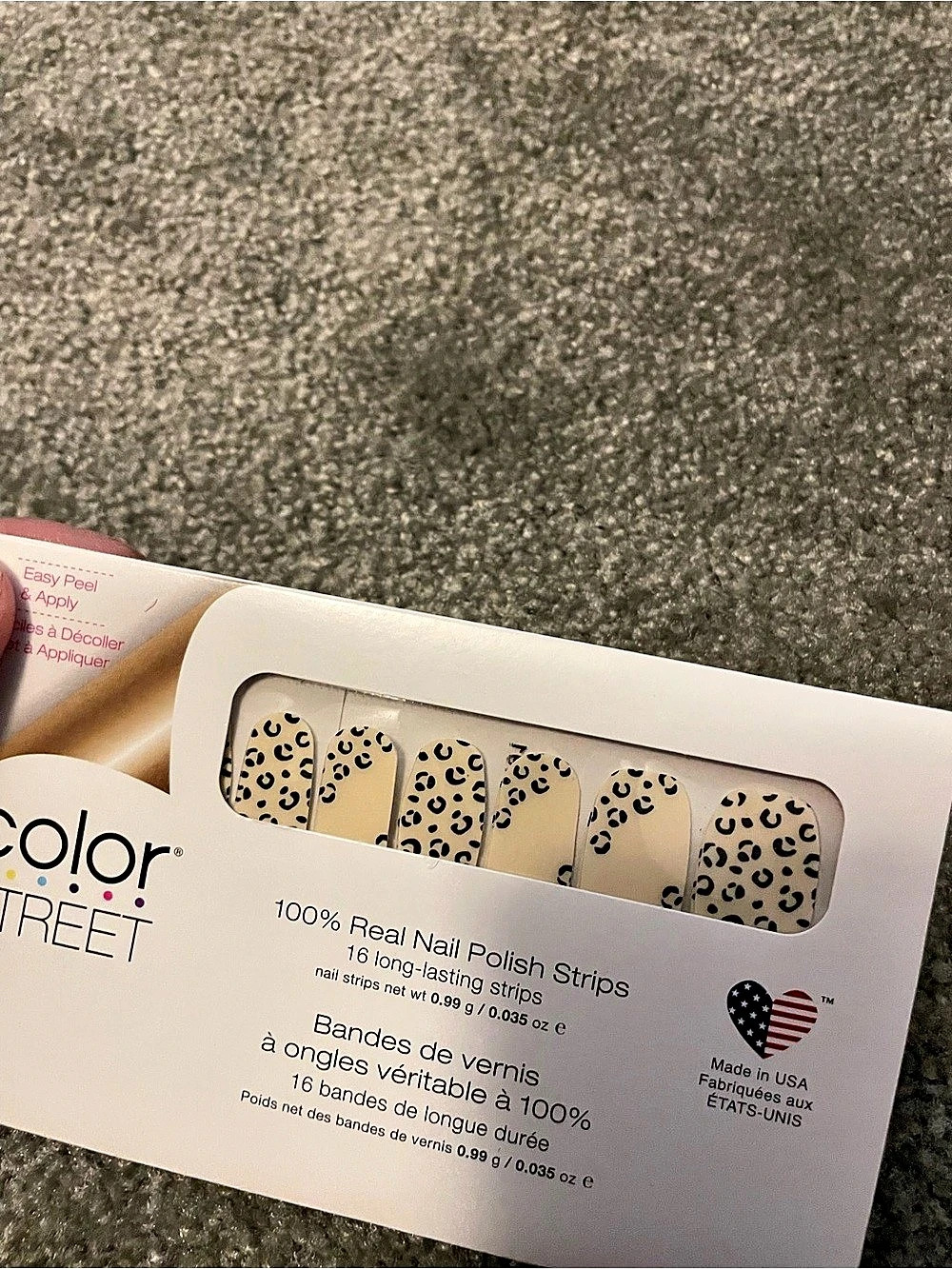 Color Street Spot On Leopard Print Nail Polish Strips NWT